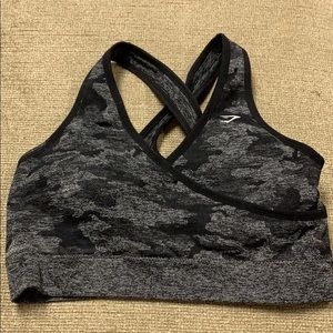 Camo gymshark sports bra